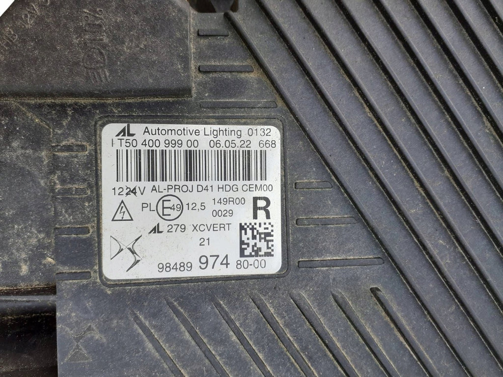 Frontscheinwerfer Citroën Ds4 9848997480 HT5040099900 Full LED Rechts Headlight