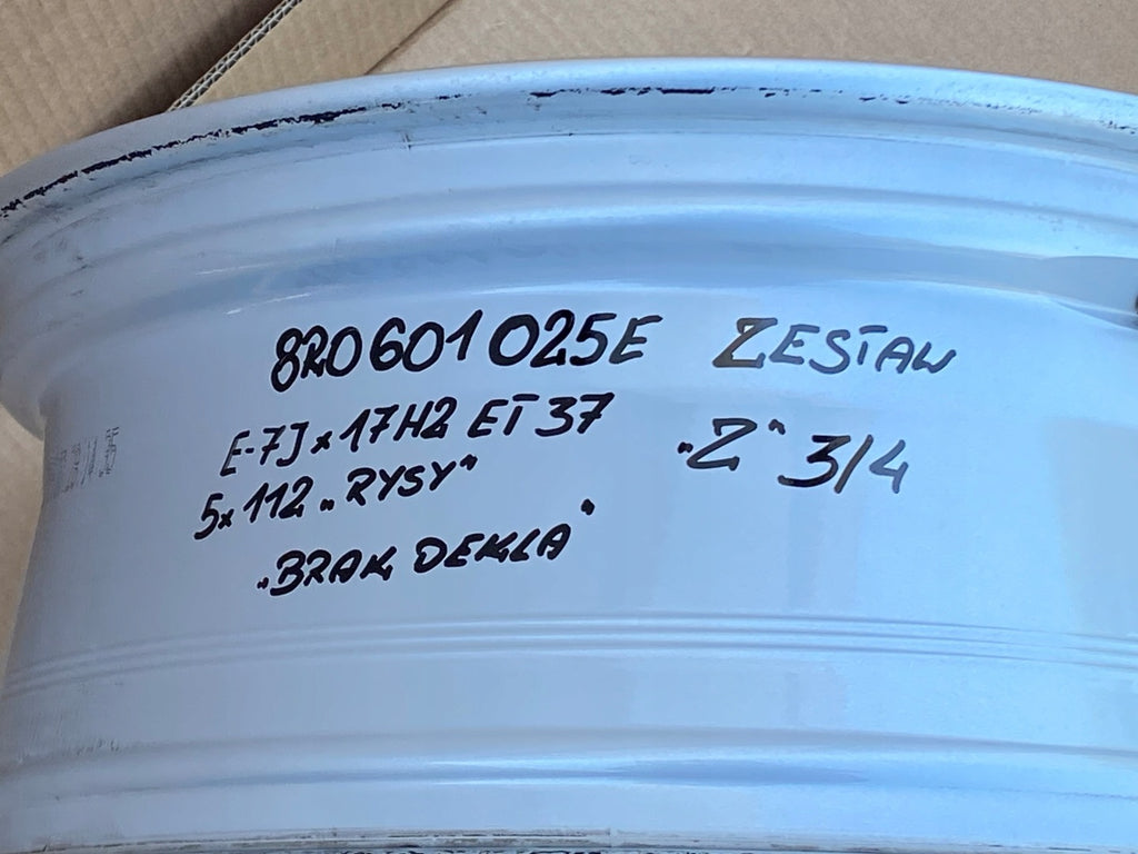 4x Alufelge 17 Zoll 7.0" 5x112 37ET Glanz Silber 8R0601025 Audi A4 A3 Rim Wheel FEL8249769500yv