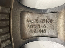 Laden Sie das Bild in den Galerie-Viewer, 1x Alufelge 16 Zoll 6.5" 5x114.3 45ET 52910-G5140 Kia Niro Rim Wheel FEL4523859903od