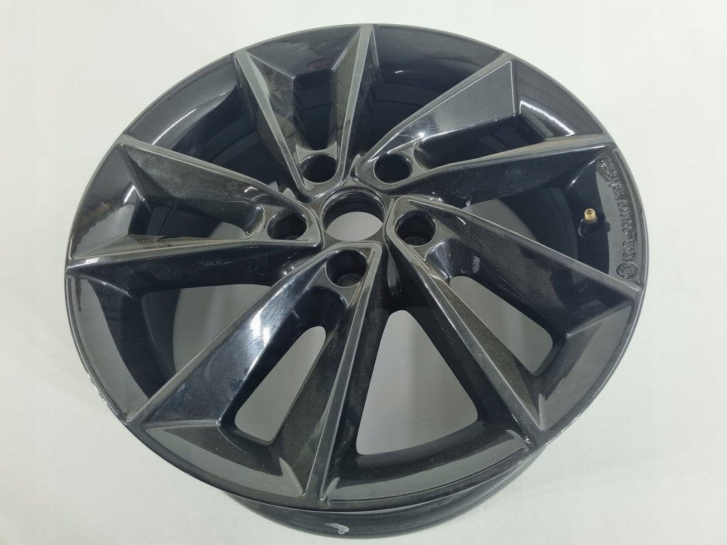 1x Alufelge 17 Zoll 6.5" 5x112 38ET Glanz Schwarz DK65738 Skoda I Rim Wheel FEL2950881892ek