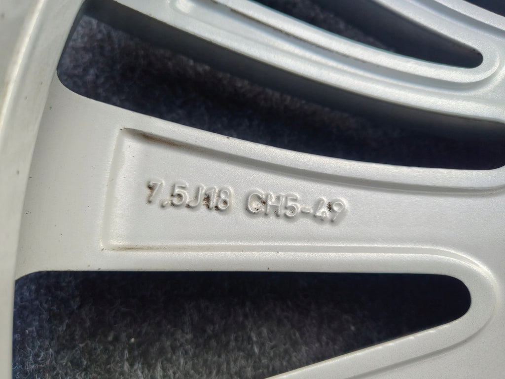 1x Alufelge 18 Zoll 7.5" 5x108 49ET Glanz Silber YP00064280 Opel Grandland FEL1230863357qx