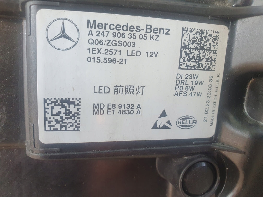 Frontscheinwerfer Mercedes-Benz W247 A2479063505 LED Links Headlight