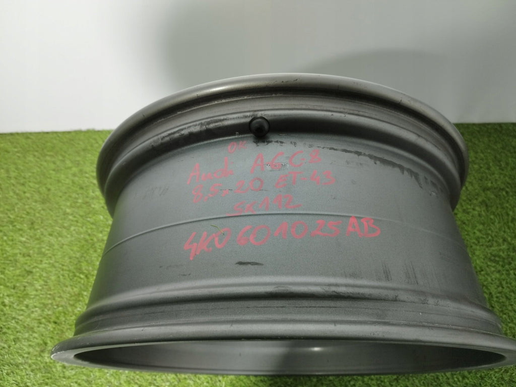 1x Alufelge 20 Zoll 8.5" 5x112 43ET Glanz 4K0601025AB Audi A6 C8 Rim Wheel FEL2124909304wm