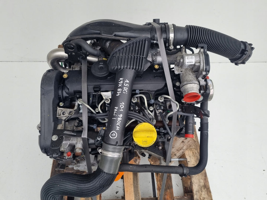 Motor Renault Fluence K9K834 1.5 DCI 90PS 66kW 101TKm 2009 Diesel Komplett