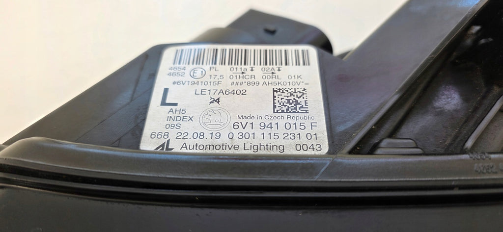 Frontscheinwerfer Skoda Fabia III 6V1941015F LED Links Scheinwerfer Headlight SCH4475288884vc
