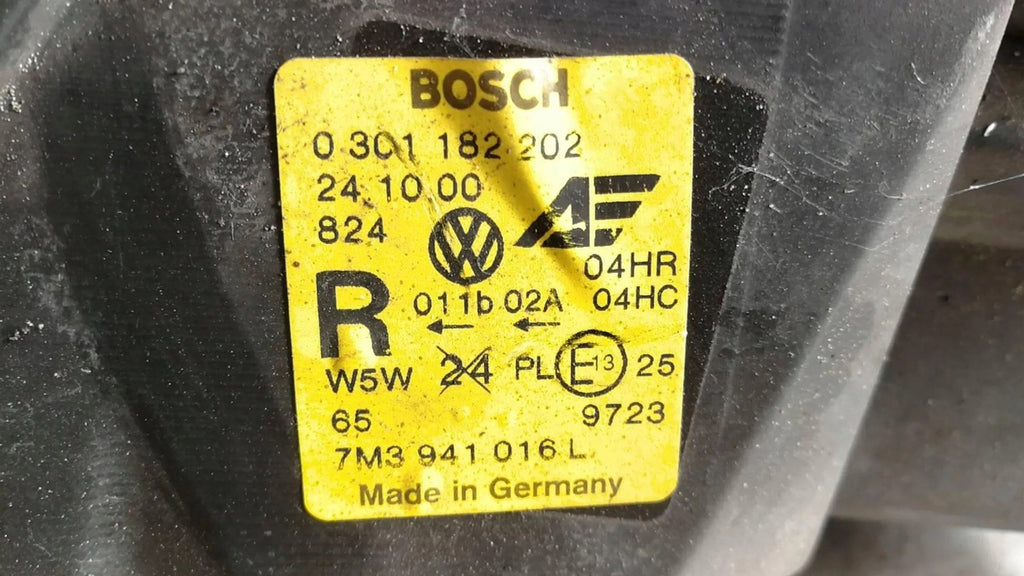 Frontscheinwerfer VW Sharan 0301182202 7M3941016L Rechts Scheinwerfer Headlight SCH7829736211fo