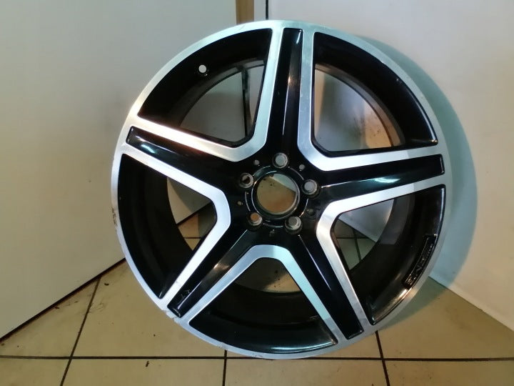 1x Alufelge 19 Zoll 8.0" 5x112 43 5ET Glanz Schwarz A1564010600 Mercedes-Benz FEL2766607061rg