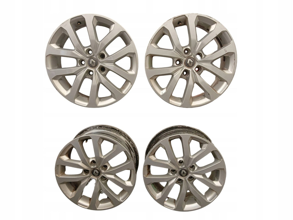 4x Alufelge 17 Zoll 7.0" 5x114.3 40ET Glanz Silber 403008177R Renault Kadjar FEL2979469334ho
