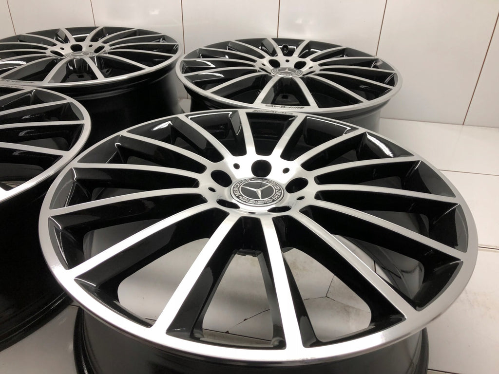 4x Alufelge 20 Zoll 8.0" 5x112 43ET Glanz Schwarz A2134012200 Mercedes-Benz Amg FEL5487350311cj