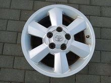 Load image into Gallery viewer, 1x Alufelge 16 Zoll 6.5" 5x114.3 45ET Glanz Silber PZ406-X2671-ZC Toyota FEL1461070142et