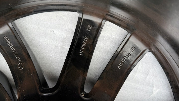 1x Alufelge 19 Zoll 8.5" 5x112 31 5ET Glanz Schwarz A2234013000 Mercedes-Benz FEL5911403377uo