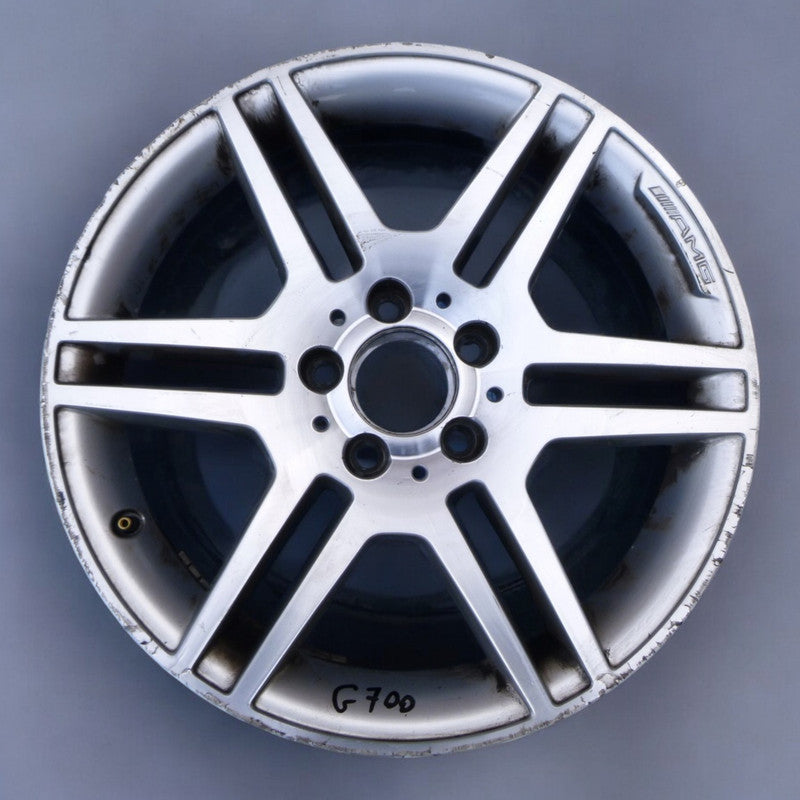 1x Alufelge 17 Zoll 8.5" 5x112 58ET Mercedes-Benz Amg Rim Wheel