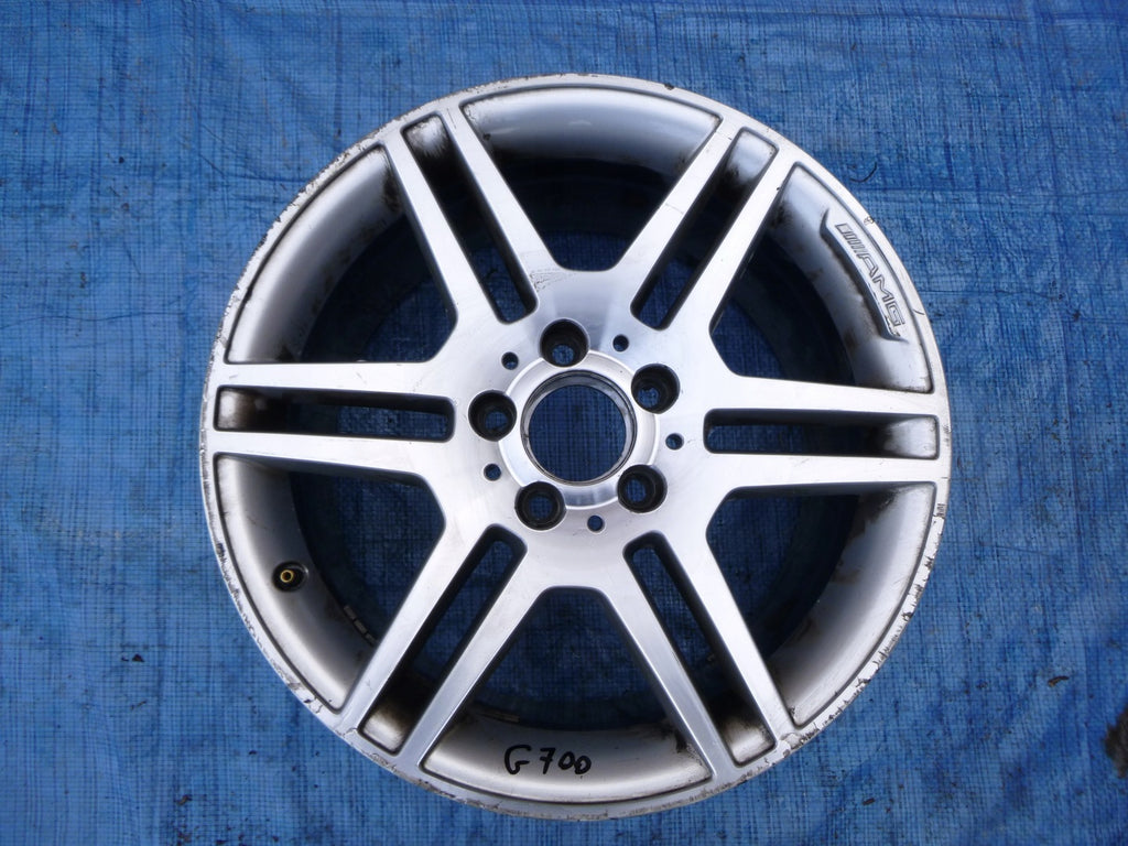 1x Alufelge 17 Zoll 8.5" 5x112 58ET Mercedes-Benz Amg Rim Wheel