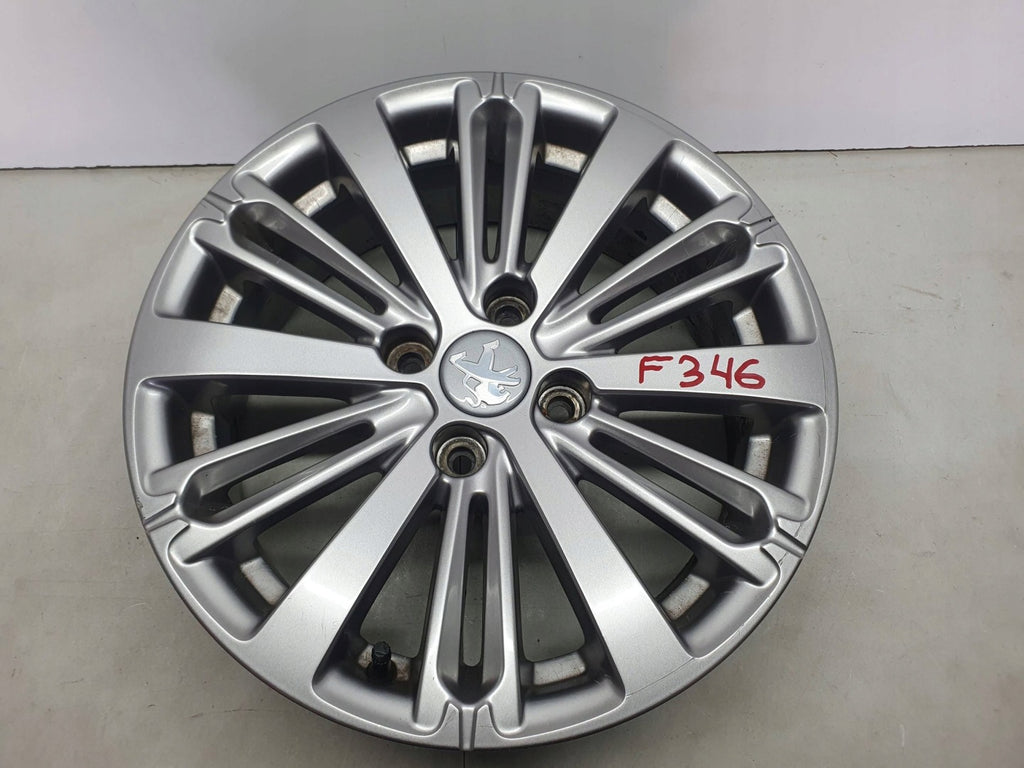1x Alufelge 16 Zoll 6.0" 4x108 23ET Glanz Schwarz 9808137577 Peugeot 208 I FEL8002399983zq
