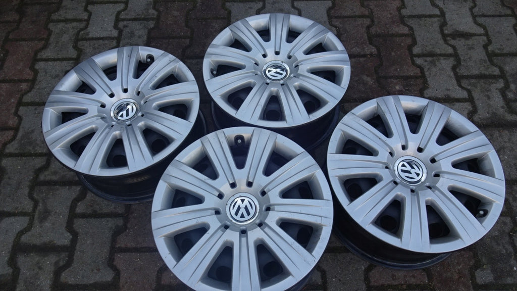 4x Alufelge 16 Zoll 6.5" 5x112 33ET 7N0601027B VW Tiguan Rim Wheel FEL6076593427oa