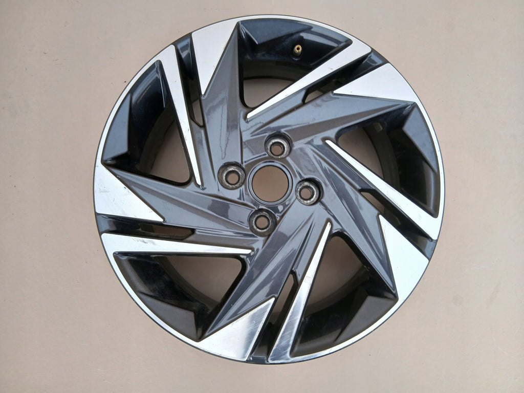 1x Alufelge 16 Zoll 6.0" 4x100 50ET Glanz 52910Q0200 Hyundai Bayon Rim Wheel FEL5745382971vw