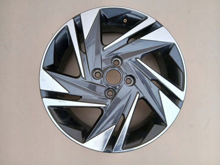 1x Alufelge 16 Zoll 6.0" 4x100 50ET Glanz 52910Q0200 Hyundai Bayon Rim Wheel FEL5745382971vw
