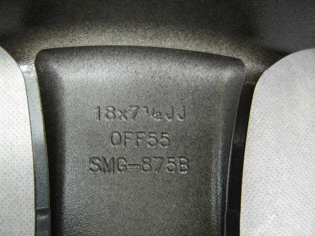 1x Alufelge 18 Zoll 7.5" 5x114.3 55ET 18SMG600B Honda Civic Accord Rim Wheel