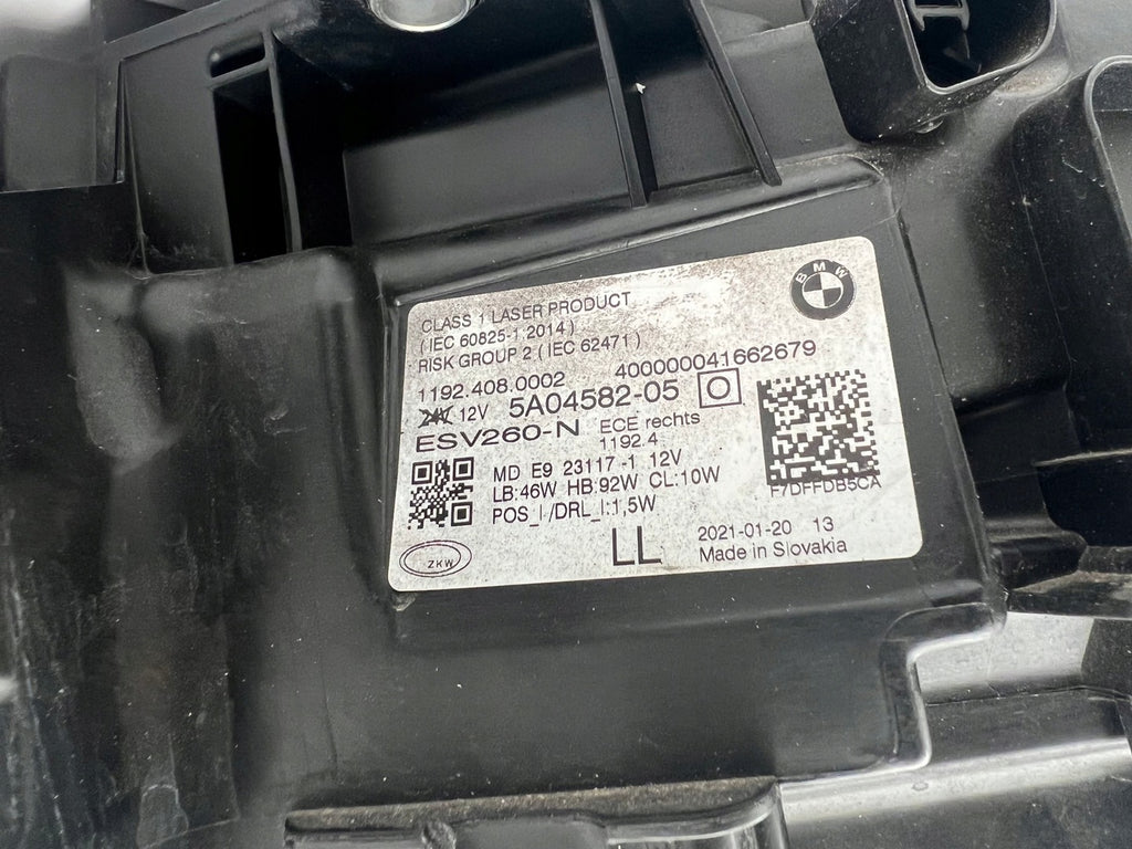 Frontscheinwerfer BMW 4 G22 G82 G23 G26 5A04582 Rechts Scheinwerfer Headlight SCH7055433268cj