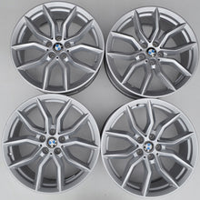 Laden Sie das Bild in den Galerie-Viewer, 4x Alufelge 19 Zoll 9.0" 5x112 38ET Glanz Silber 6880685 BMW X5 G05 G06 FEL2008645860xv