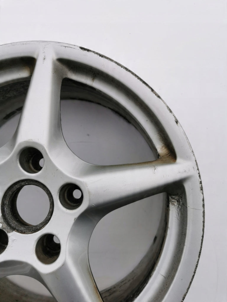 1x Alufelge 18 Zoll 8.0" 5x130 57ET Glanz Silber 99736213600 Porsche 911 997