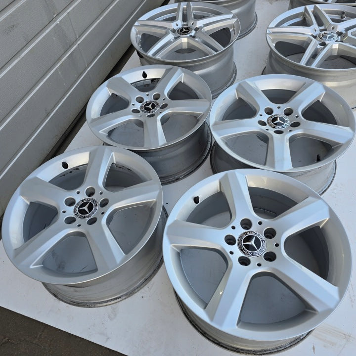4x Alufelge 17 Zoll 7.5" 5x112 42ET A1724013602 Mercedes-Benz Viano Rim Wheel FEL3448654437mj