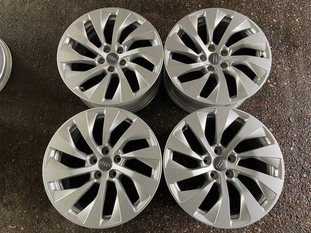 4x Alufelge 18 Zoll 8.0" 5x112 26ET Glanz Silber 4K8601025 Audi Rim Wheel FEL3267275851zq