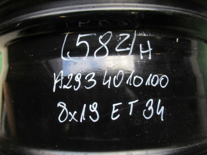 1x Alufelge 19 Zoll 8.0" 5x112 43ET A2934010100 Mercedes-Benz Eqc Rim Wheel FEL2878236471vs