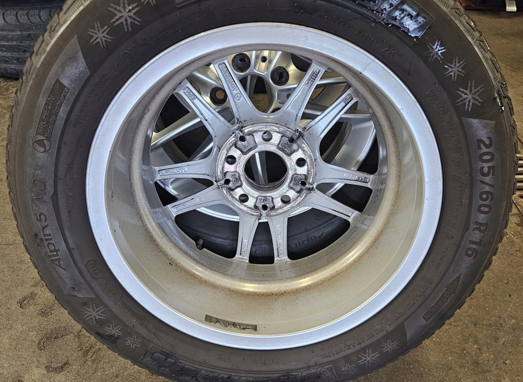 4x Alufelge 16 Zoll 6.5" 5x112 44ET A1774010100 Mercedes-Benz Cla Rim Wheel FEL2128486574pb