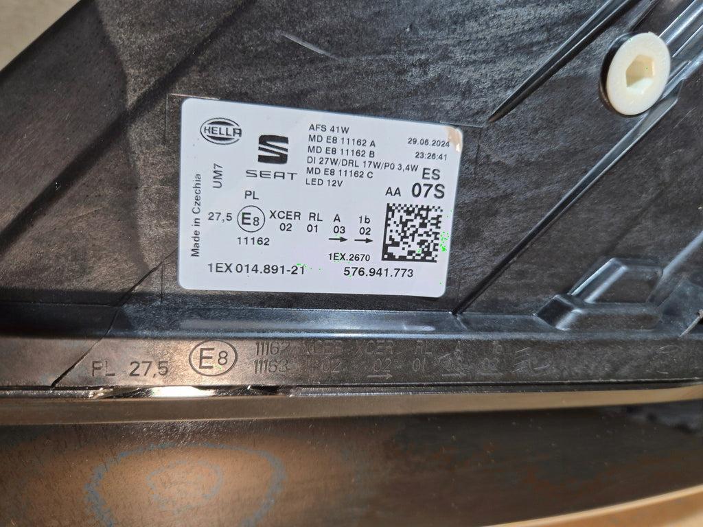 Frontscheinwerfer Seat Ateca 576941773 Full LED Links Scheinwerfer Headlight