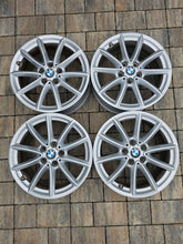 Laden Sie das Bild in den Galerie-Viewer, 4x Alufelge 17 Zoll 7.5" 5x112 52ET Glanz Silber 6856061 BMW F45 F39 X1 F48 FEL6150238017ee