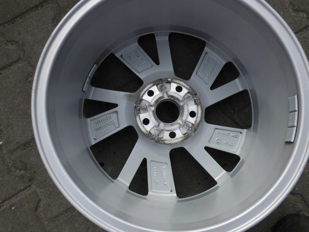 1x Alufelge 17 Zoll 6.5" 5x112 46ET Glanz Silber 5H0601025B VW Golf VIII I FEL1661240783yo