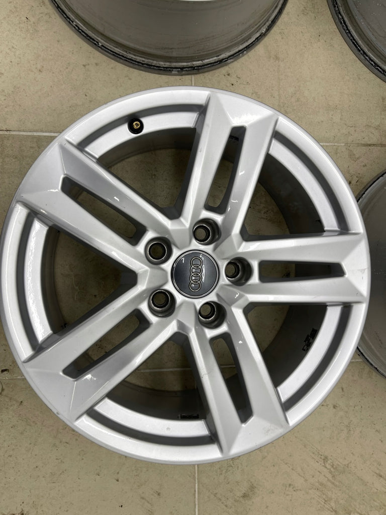 4x Alufelge 17 Zoll 7.0" 5x112 42ET Glanz Silber 8W0601025P Audi B9 Rim Wheel FEL8704660310tb