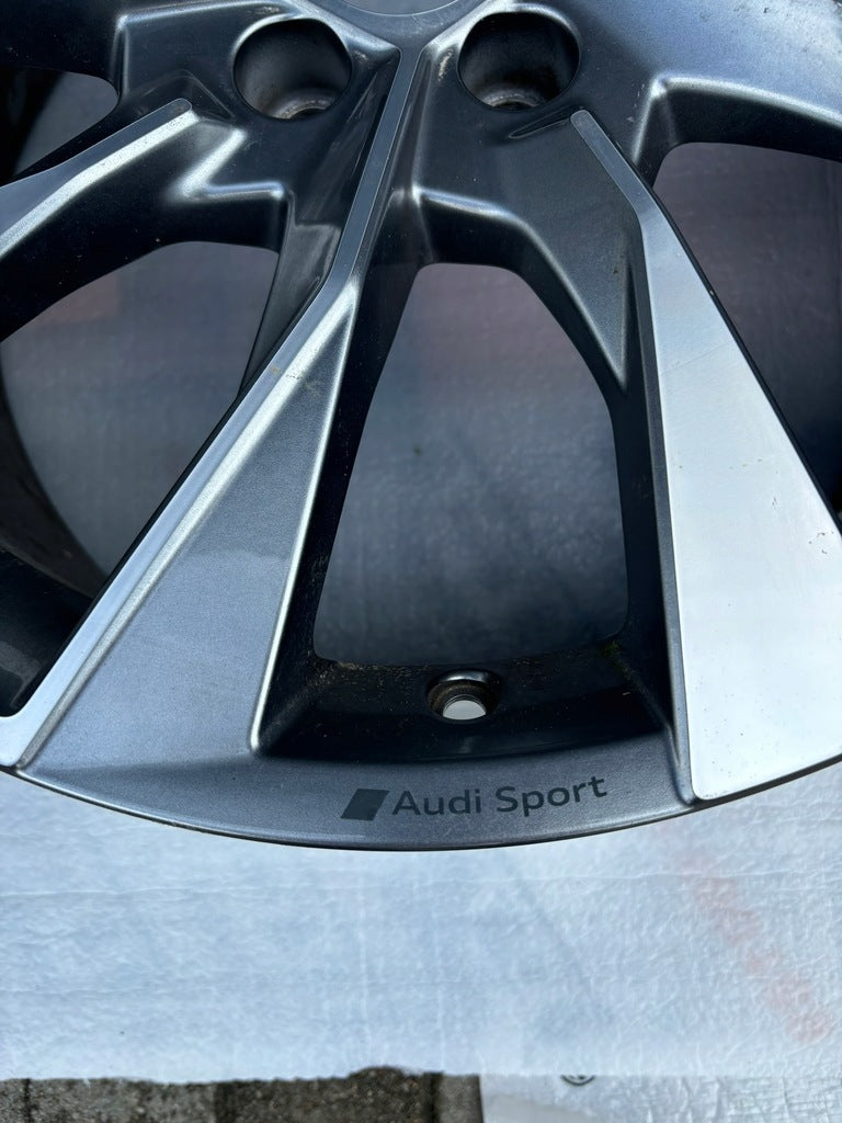 1x Alufelge 19 Zoll 8.0" 5x112 40ET Glanz Grau 8W0601025EL Audi A4 B9 Rim Wheel FEL8833324215dz