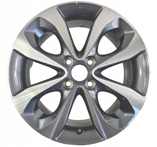 1x Alufelge 16 Zoll 6.0" 4x100 55ET SA333HM3A Nissan Micra K14 Note E12 FEL7799842729qm