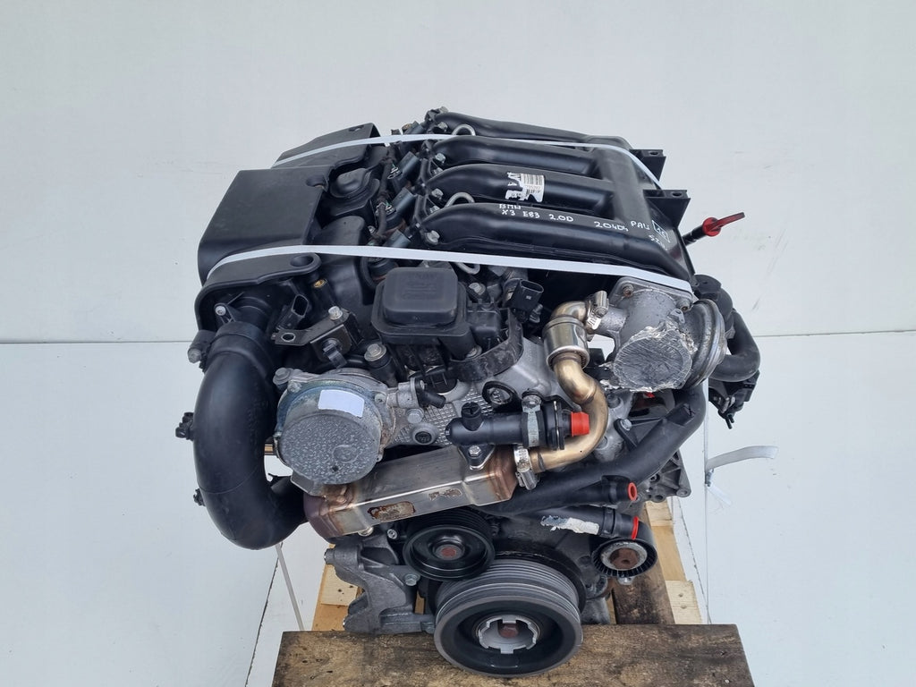 Motor BMW X3 E83 M47D20 2.0 150PS 110kW 140TKm 2003 Diesel Engine Unkomplett