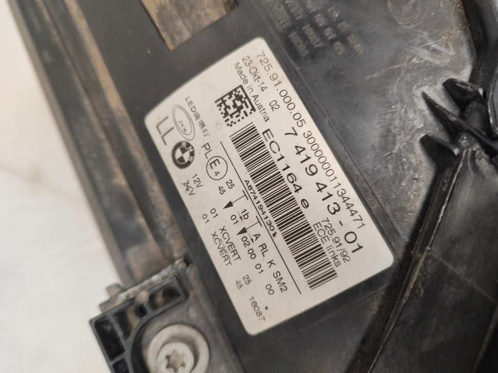 Frontscheinwerfer BMW 7 F01 F02 7419413 LED Links Scheinwerfer Headlight SCH8433671917vp