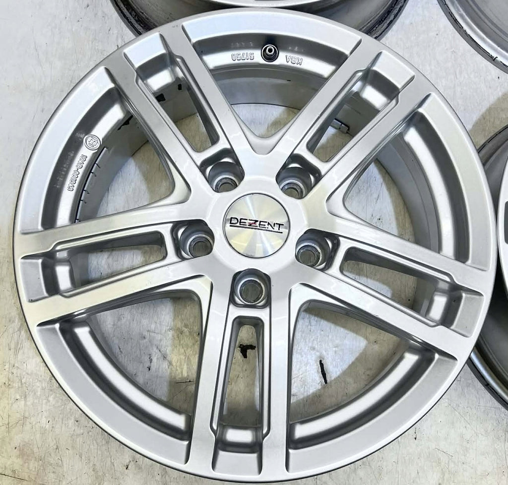 4x Alufelge 16 Zoll 6.5" 5x112 41ET Graphit Rim Wheel FEL9909754045el