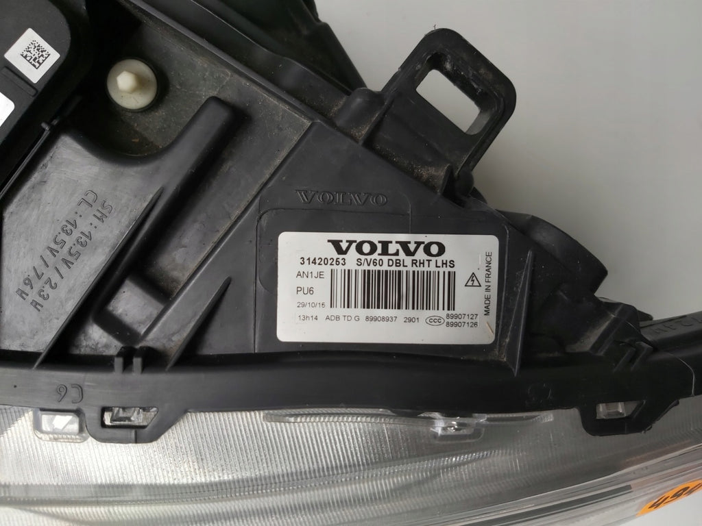 Frontscheinwerfer Volvo S60 V60 31420253 Xenon Links Scheinwerfer Headlight SCH2825661069ov