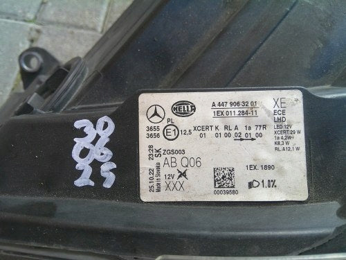 Frontscheinwerfer Mercedes-Benz Vito A4479063201 LED Links Headlight SCH8200579756df