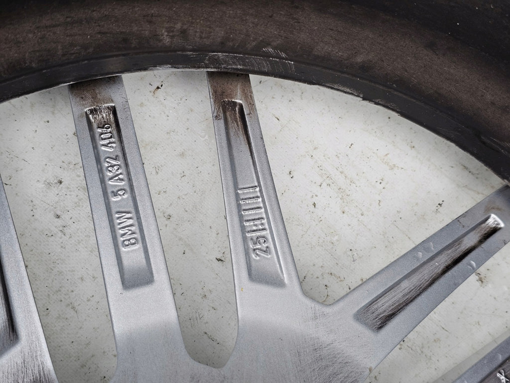 1x Alufelge 19 Zoll 8.5" 5x112 29ET Glanz Silber 5A324D6 BMW 5 Rim Wheel FEL5506730224jx
