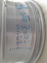 Load image into Gallery viewer, 1x Alufelge 18 Zoll 7.0" 5x114.3 38ET Mitsubishi Rim Wheel FEL2483159701bl
