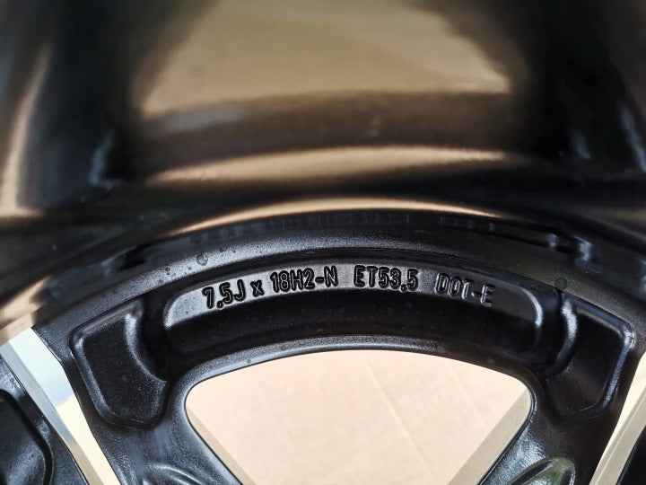 1x Alufelge 18 Zoll 7.5" 5x112 53 5ET A2434011700 Mercedes-Benz Eqa H243 FEL7727101234qw