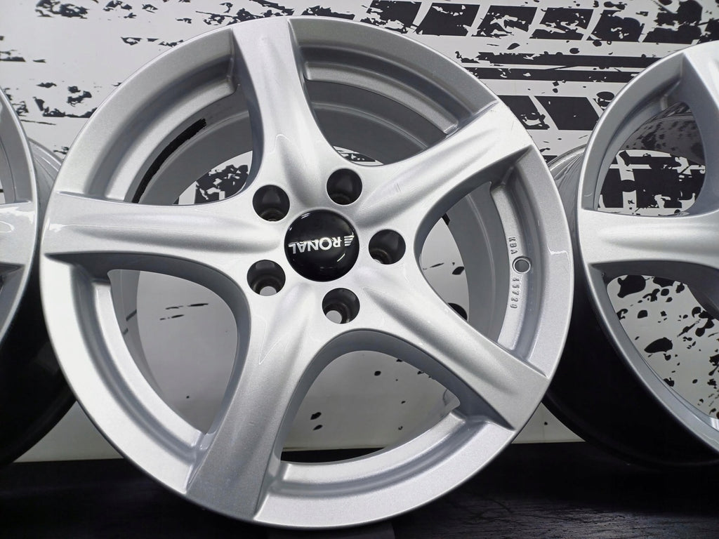4x Alufelge 16 Zoll 7.5" 5x112 35ET Glanz Silber Seat Exeo Superb I Passat FEL5432915282ht