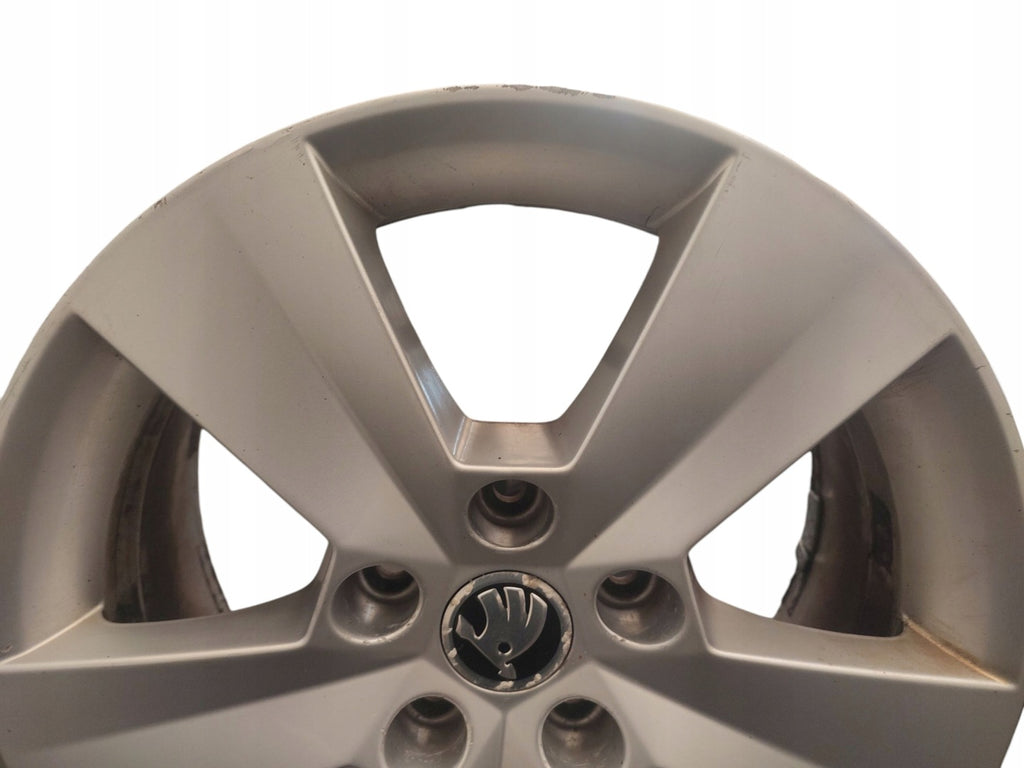 1x Alufelge 16 Zoll 6.5" 5x112 Silber 3V0601025 Skoda Superb Iii Rim Wheel FEL3917972544db