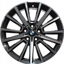 Load image into Gallery viewer, 1x Alufelge 18 Zoll 8.0" 5x112 57ET Glanz Graphit 6851786 BMW 1 Mg Rim Wheel FEL4521674625qh