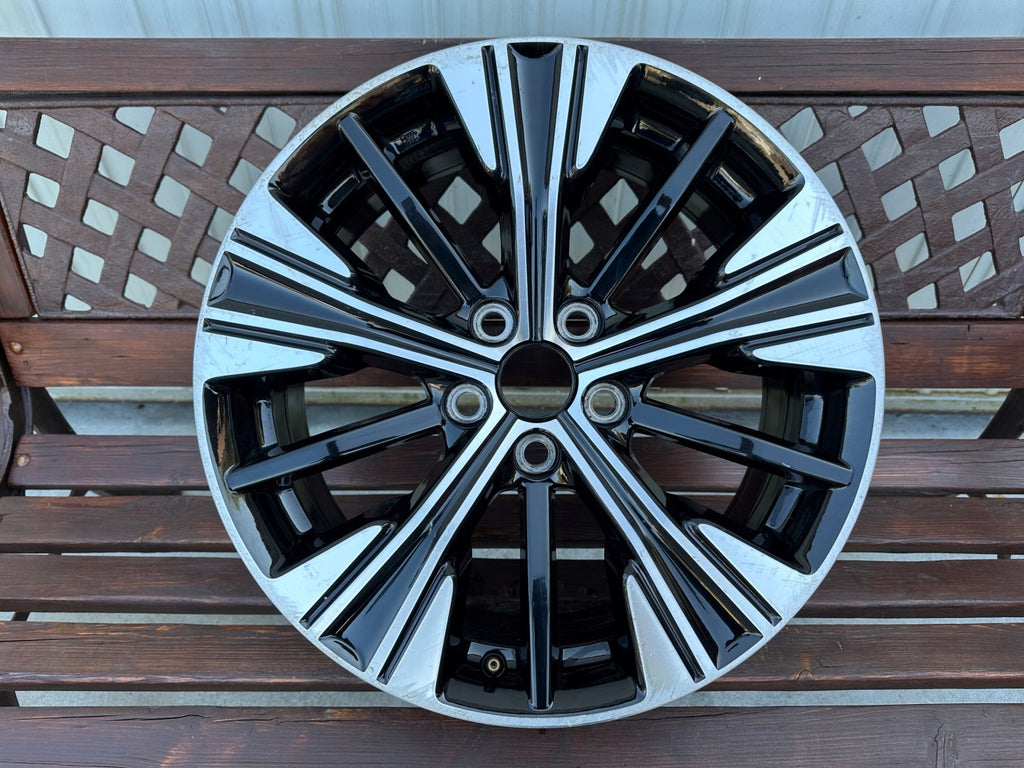 1x Alufelge 18 Zoll 7.0" 5x114.3 38ET Glanz Schwarz Mitsubishi Outlander I FEL8211051837ha