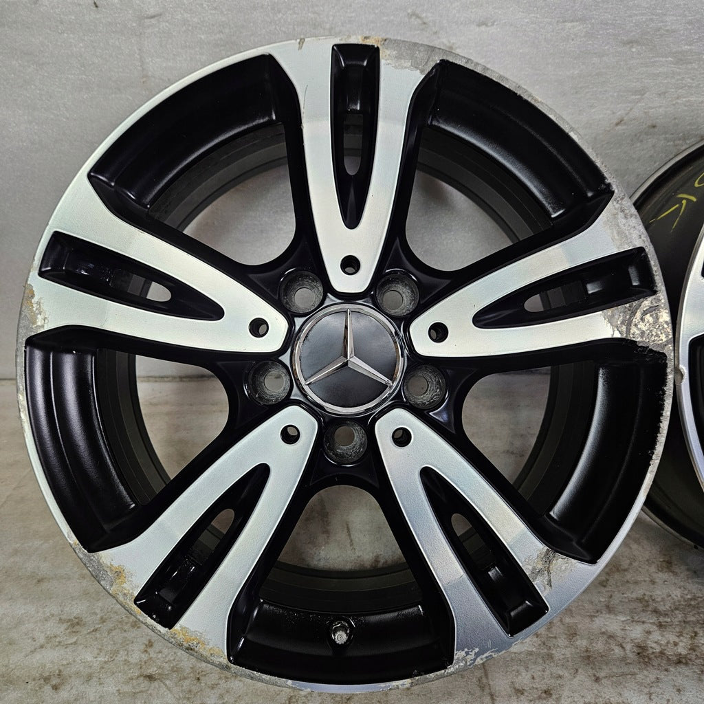 4x Alufelge 16 Zoll 6.5" 5x112 49ET A2464010000 Mercedes-Benz W177 W246 FEL2271772567rc