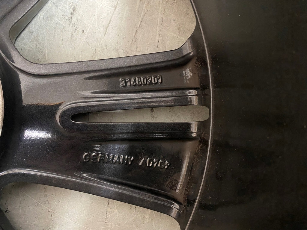 1x Alufelge 19 Zoll 8.0" 5x108 55ET Matt Graphit 31680201 Mg S60 V60 Rim Wheel