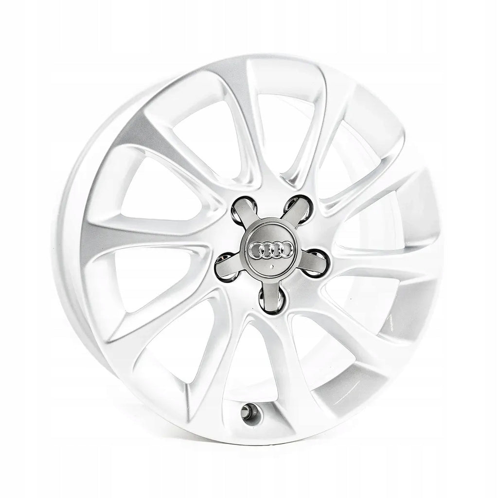 4x Alufelge 16 Zoll 6.5" 5x112 46ET Glanz Silber Audi Rim Wheel FEL3025761706kp
